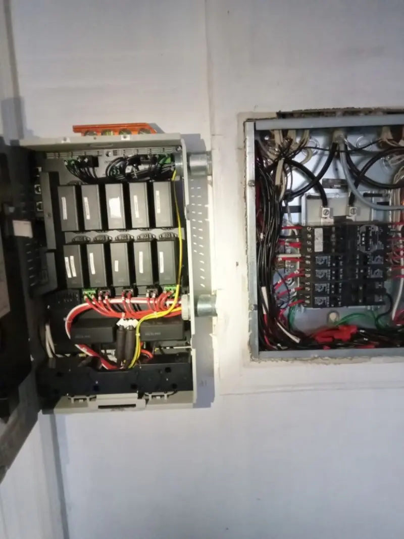 Electrical panel upgrade completed for Indoor Lighting Installation in Pflugerville
